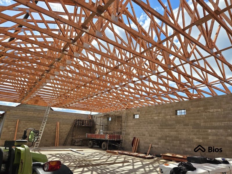 Hala Rovné - montáž